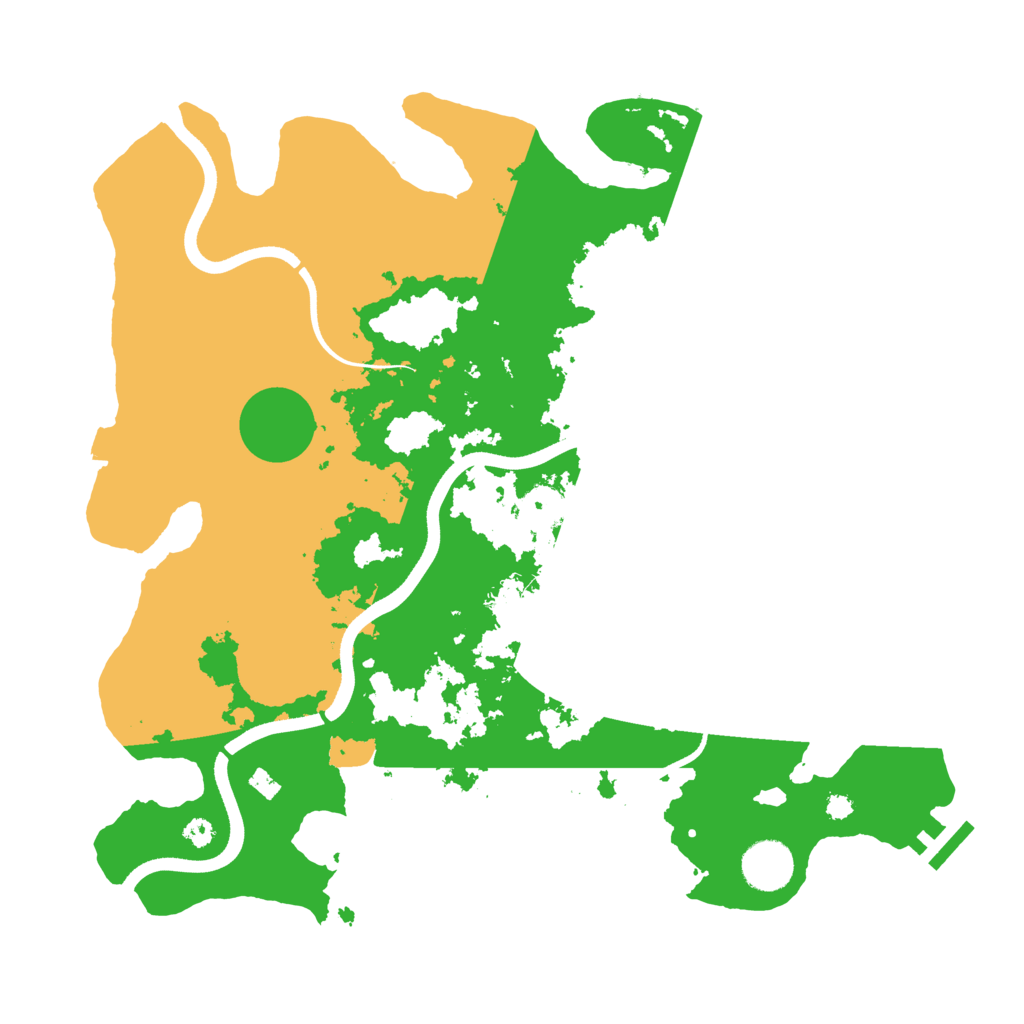 Biome Rust Map: Procedural Map, Size: 3600, Seed: 362068000