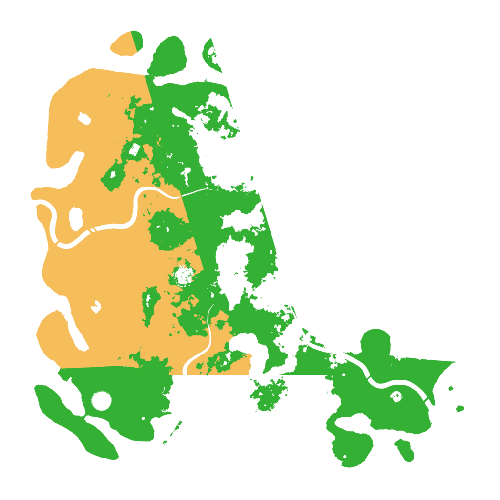 Biome Rust Map: Procedural Map, Size: 4500, Seed: 1076467673