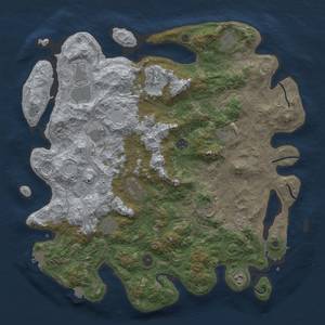 Thumbnail Rust Map: Procedural Map, Size: 4500, Seed: 904618859, 19 Monuments