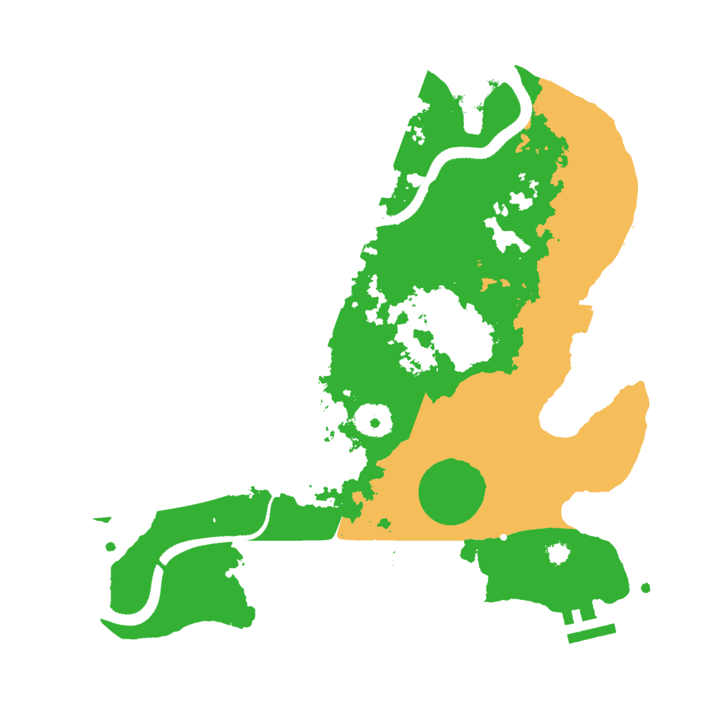 Biome Rust Map: Procedural Map, Size: 3000, Seed: 48362265