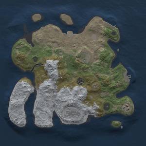 Thumbnail Rust Map: Procedural Map, Size: 3000, Seed: 268463751, 12 Monuments