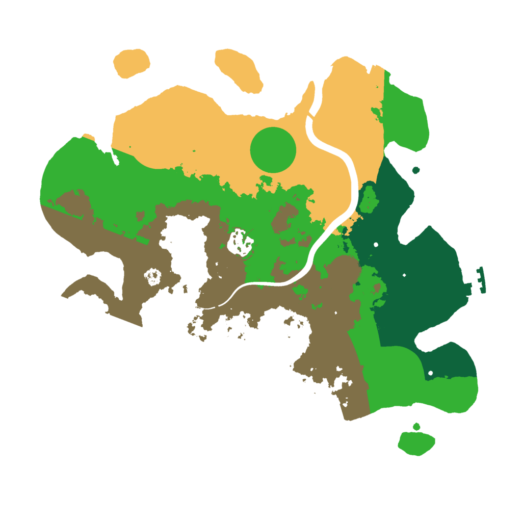 Biome Rust Map: Procedural Map, Size: 3000, Seed: 268463751