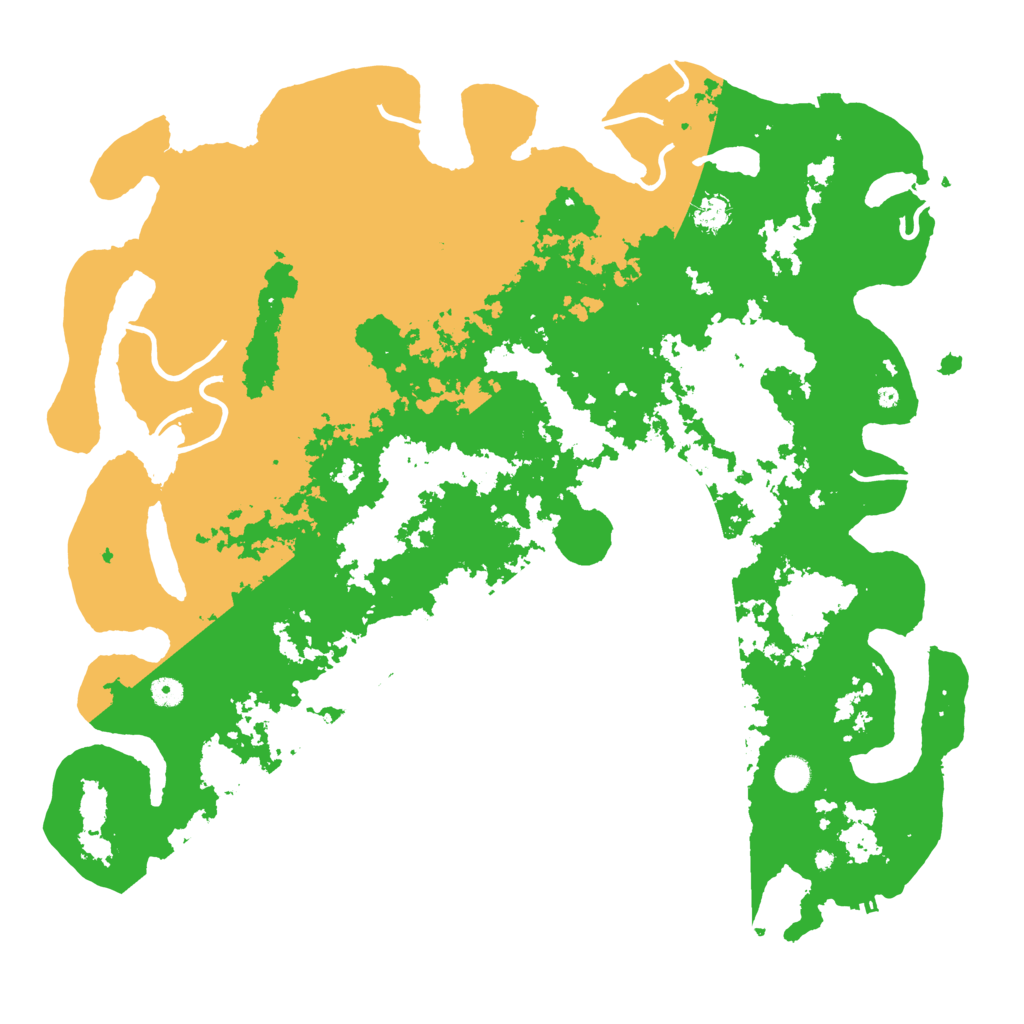 Biome Rust Map: Procedural Map, Size: 5000, Seed: 2002137237