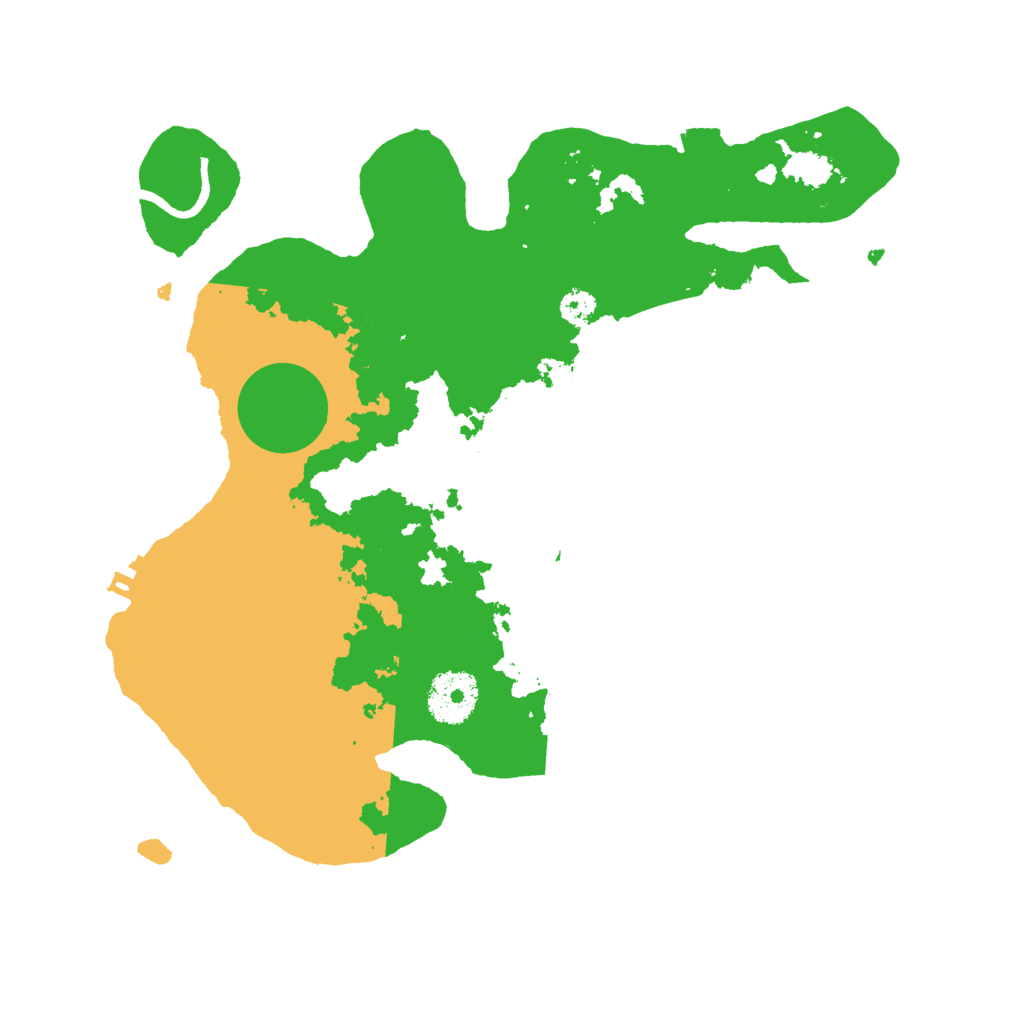 Biome Rust Map: Procedural Map, Size: 3000, Seed: 262985996