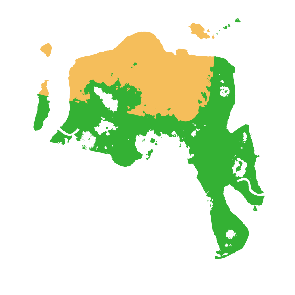 Biome Rust Map: Procedural Map, Size: 3000, Seed: 187584255