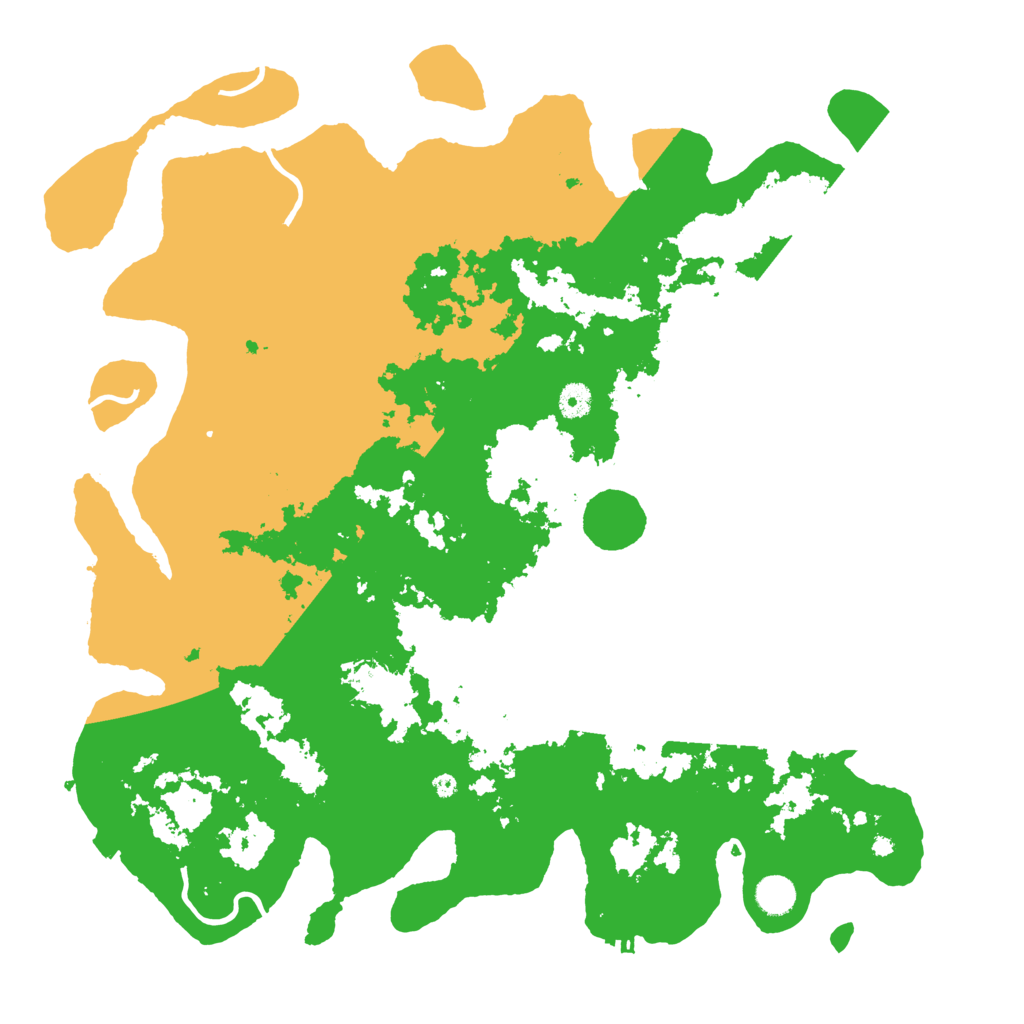 Biome Rust Map: Procedural Map, Size: 4500, Seed: 710091265