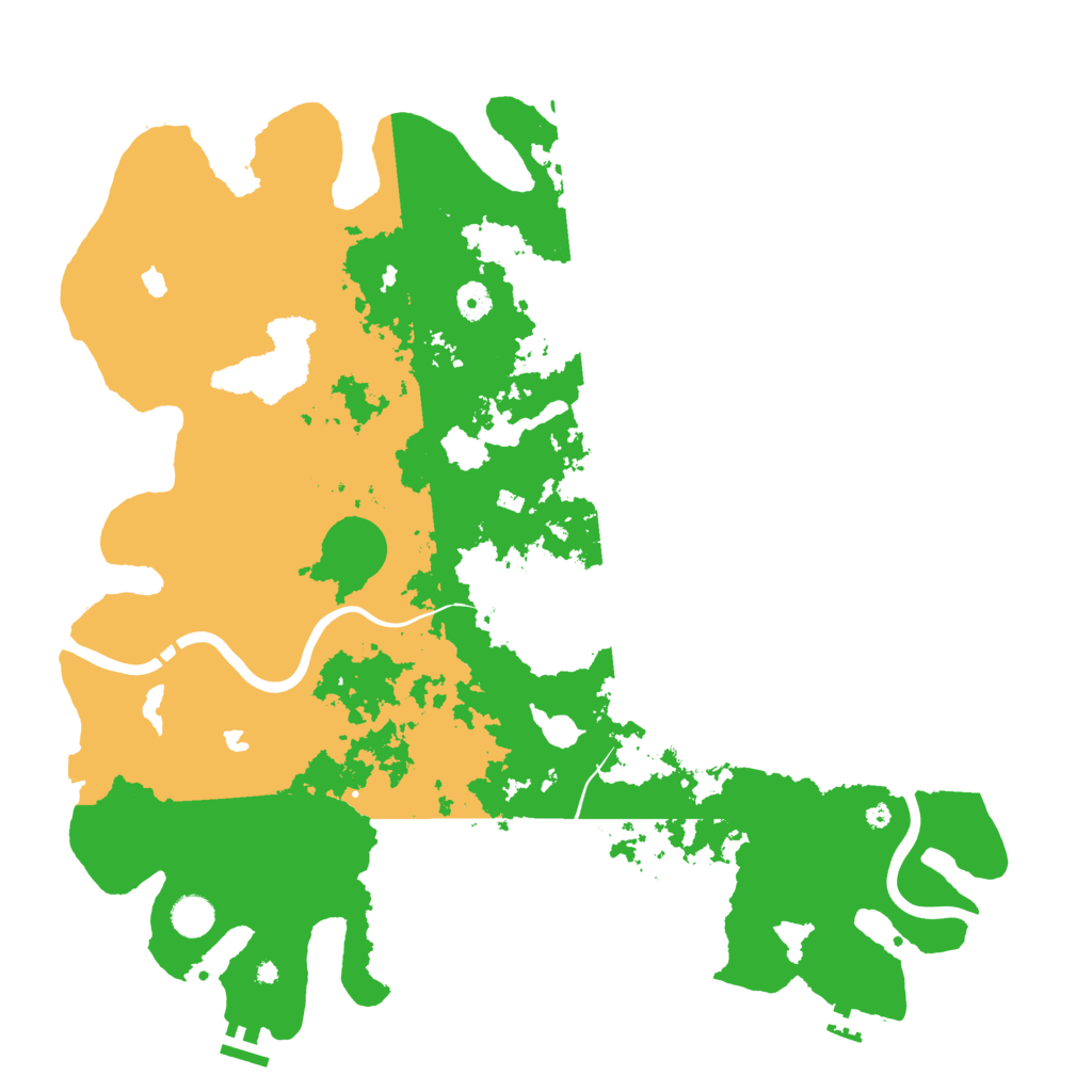 Biome Rust Map: Procedural Map, Size: 4500, Seed: 1419756830