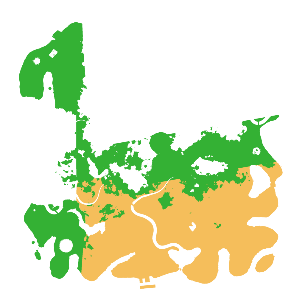 Biome Rust Map: Procedural Map, Size: 4000, Seed: 12574815