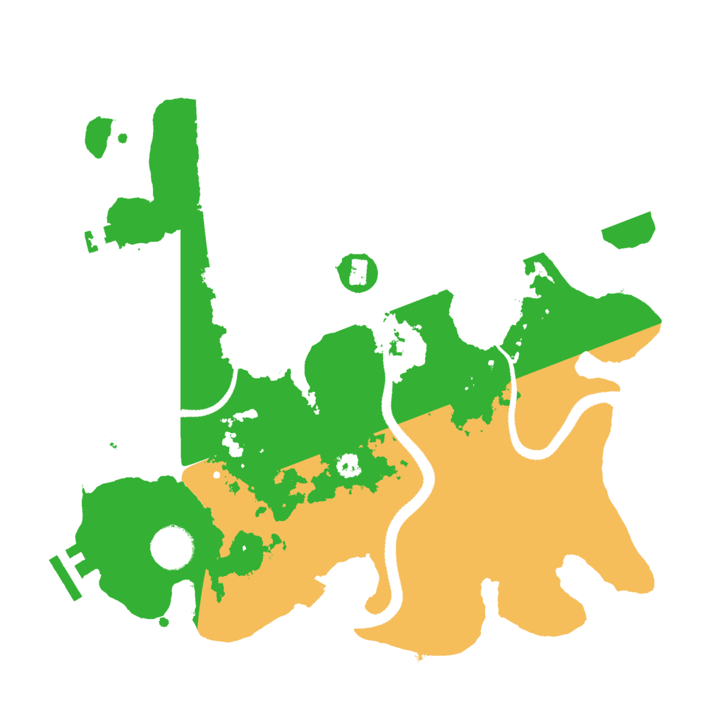Biome Rust Map: Procedural Map, Size: 3000, Seed: 1057338232