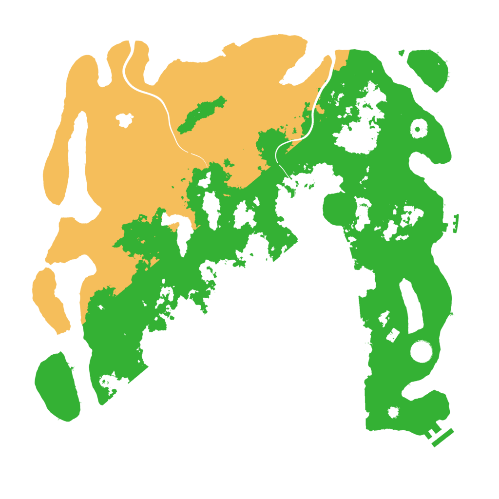 Biome Rust Map: Procedural Map, Size: 4000, Seed: 1170407895