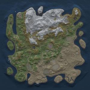 Thumbnail Rust Map: Procedural Map, Size: 4250, Seed: 60078821, 19 Monuments