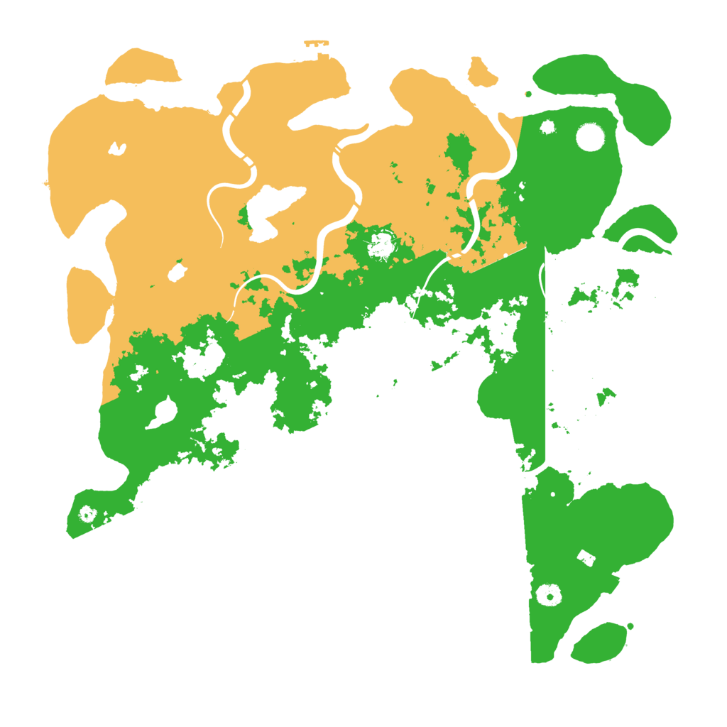 Biome Rust Map: Procedural Map, Size: 4500, Seed: 464015860