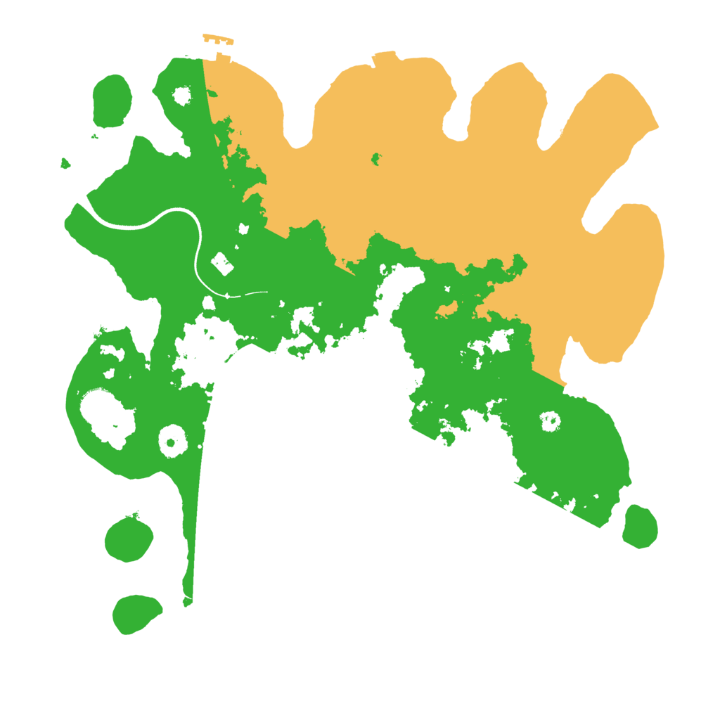 Biome Rust Map: Procedural Map, Size: 3500, Seed: 56488161