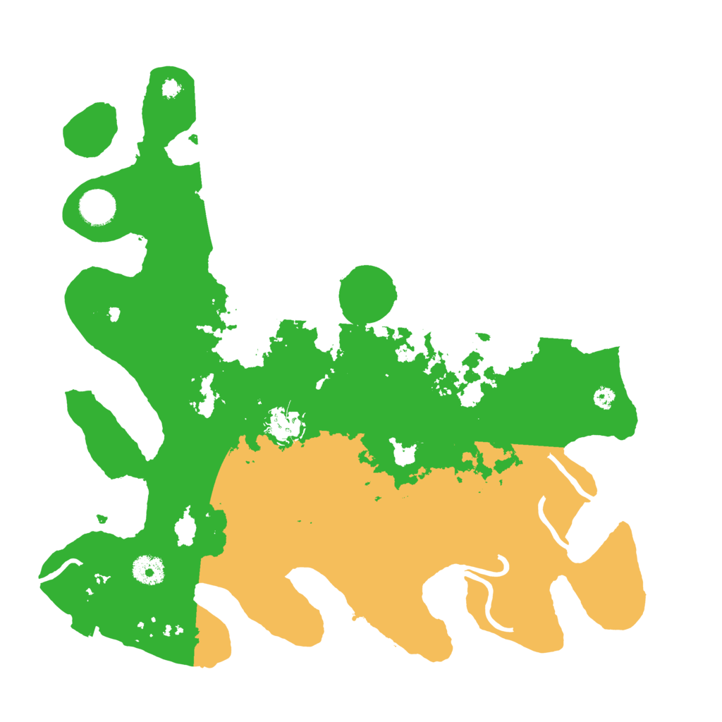 Biome Rust Map: Procedural Map, Size: 3500, Seed: 166138839