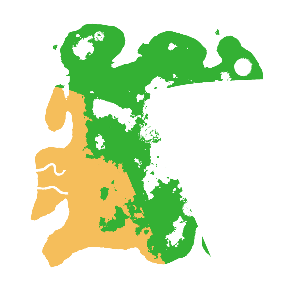 Biome Rust Map: Procedural Map, Size: 3000, Seed: 1207951493
