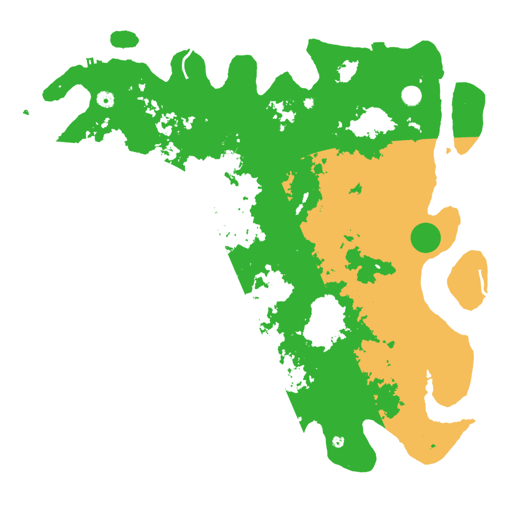 Biome Rust Map: Procedural Map, Size: 4500, Seed: 842622820