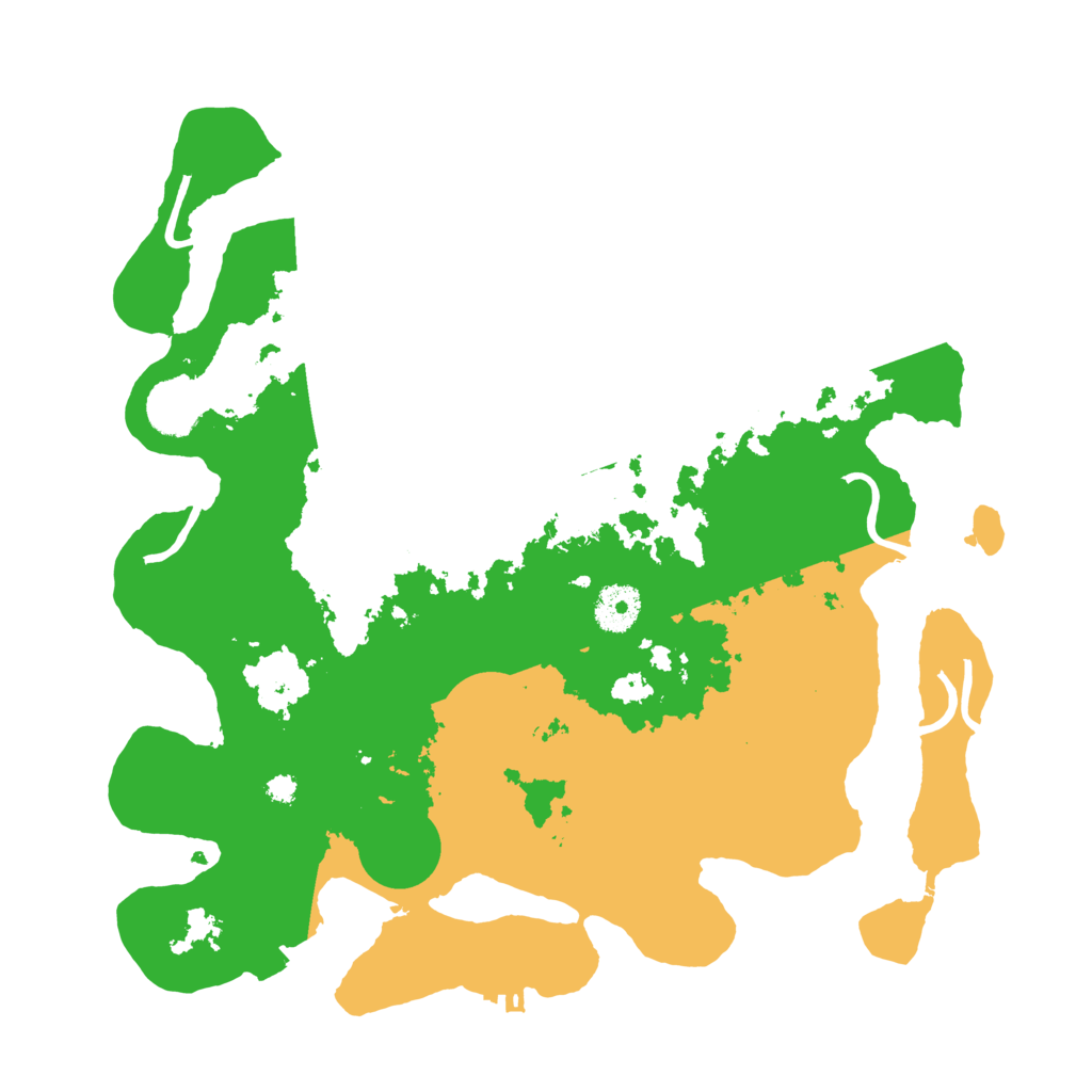 Biome Rust Map: Procedural Map, Size: 3500, Seed: 625453698
