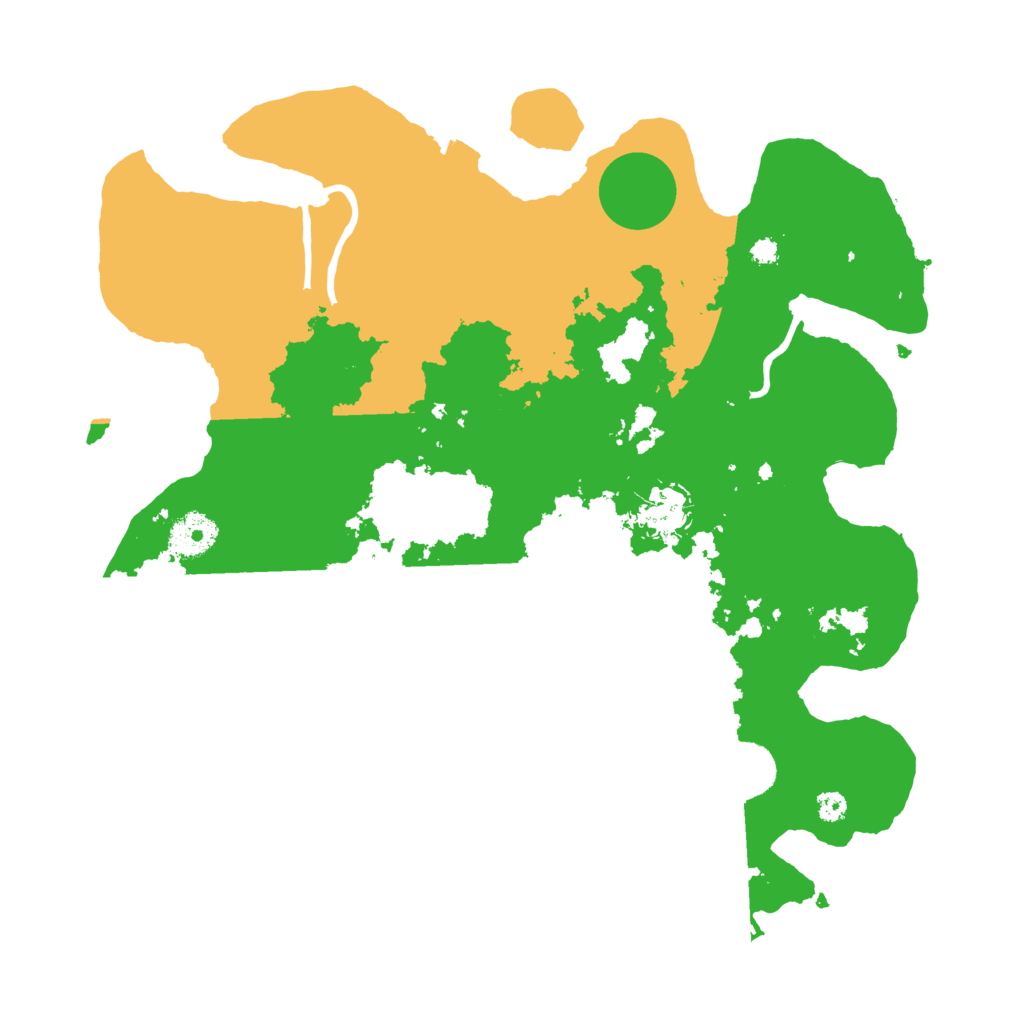 Biome Rust Map: Procedural Map, Size: 3500, Seed: 588288444