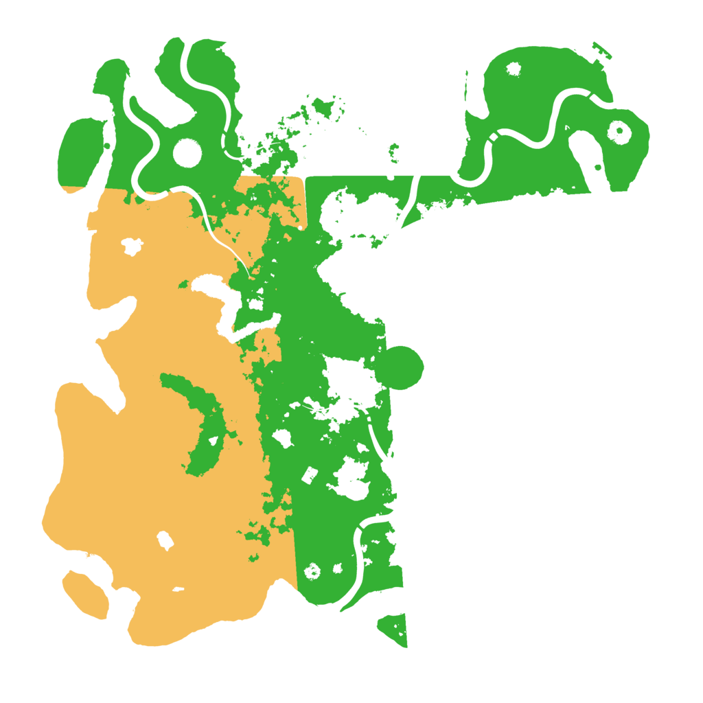 Biome Rust Map: Procedural Map, Size: 4500, Seed: 1793519237