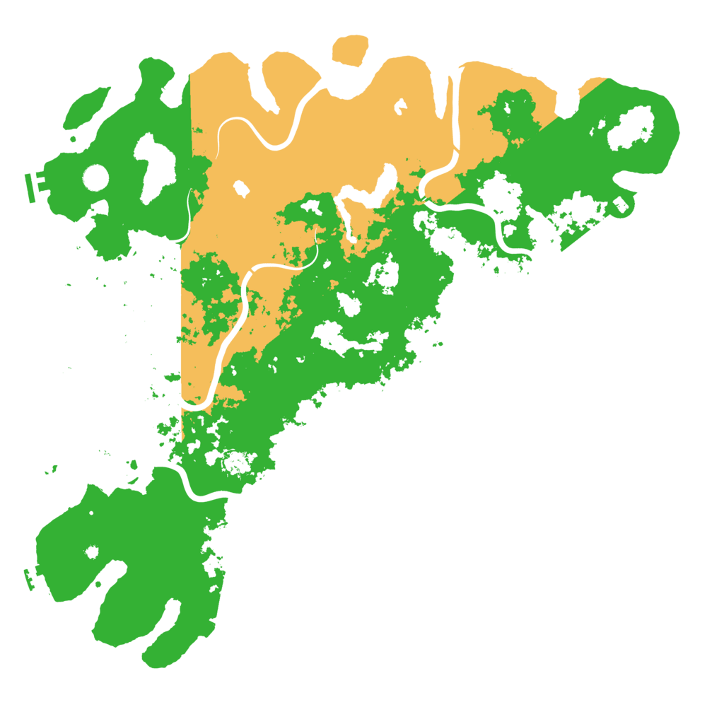 Biome Rust Map: Procedural Map, Size: 5000, Seed: 238576848