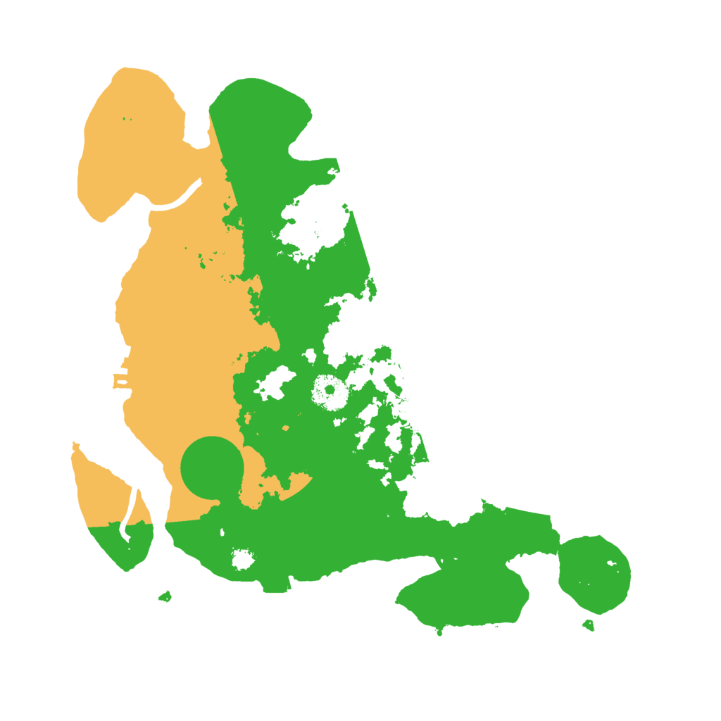 Biome Rust Map: Procedural Map, Size: 3000, Seed: 96462795