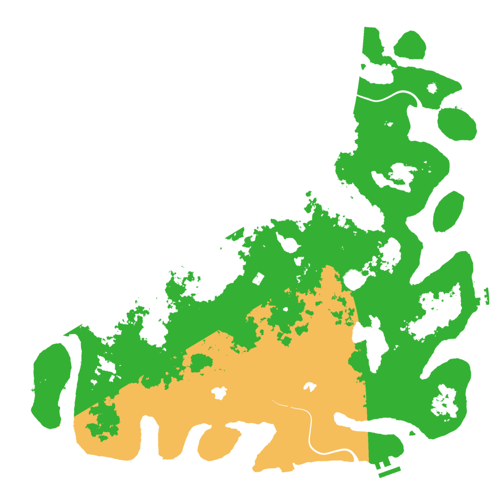 Biome Rust Map: Procedural Map, Size: 4500, Seed: 38977098