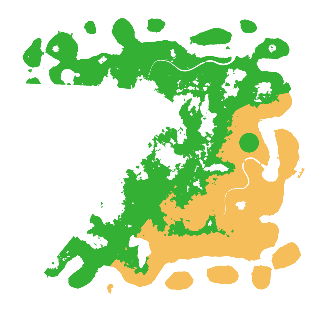 Biome Rust Map: Procedural Map, Size: 4250, Seed: 334206034