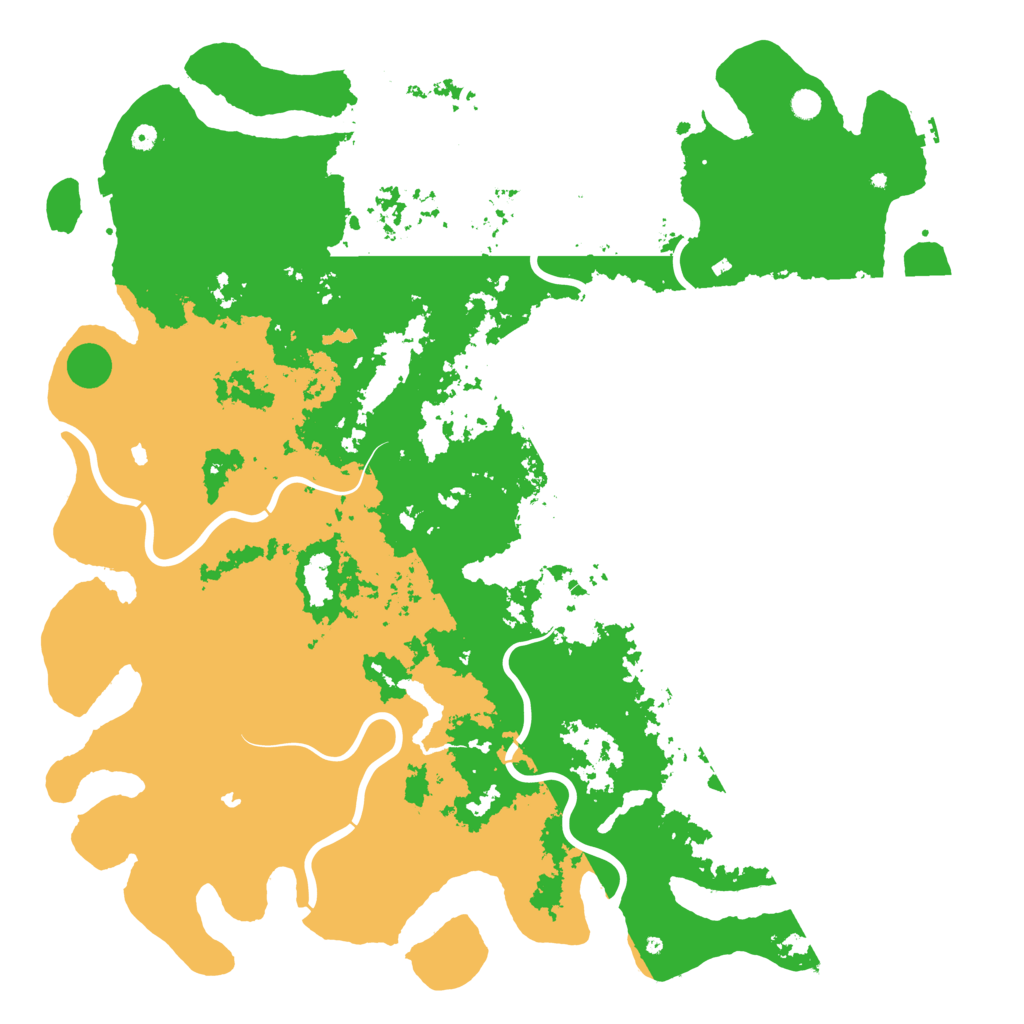 Biome Rust Map: Procedural Map, Size: 6000, Seed: 11424