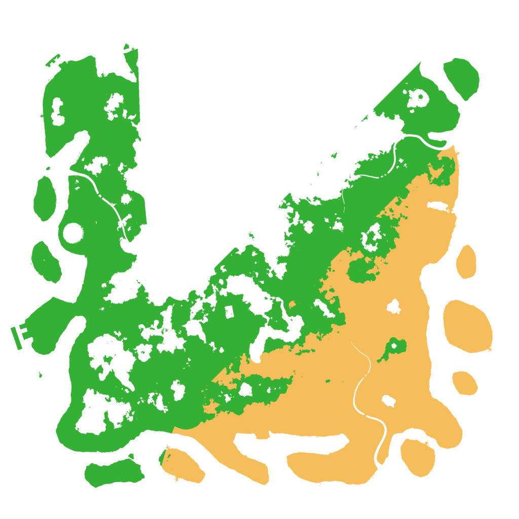 Biome Rust Map: Procedural Map, Size: 4500, Seed: 960073647