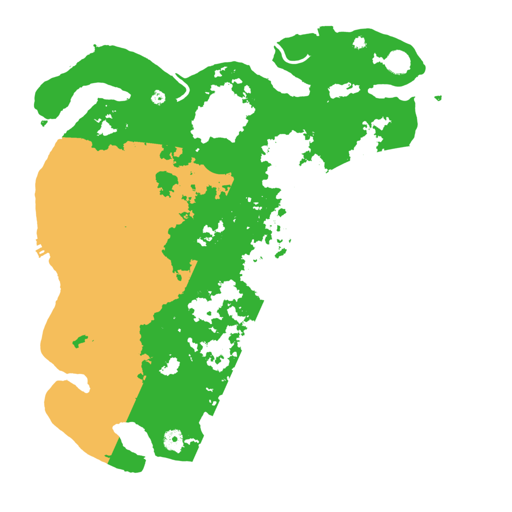 Biome Rust Map: Procedural Map, Size: 3800, Seed: 41951562