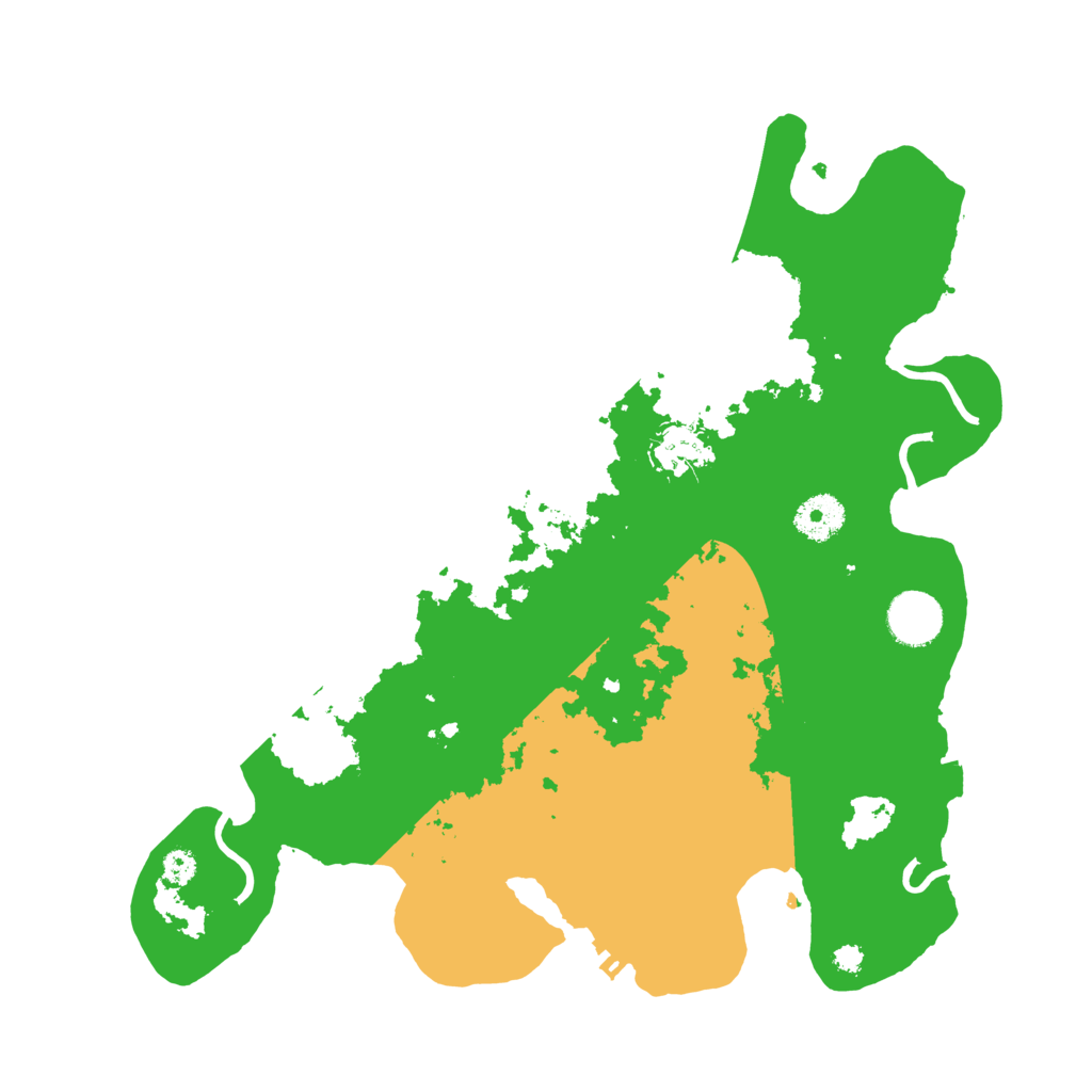 Biome Rust Map: Procedural Map, Size: 3500, Seed: 1860999508