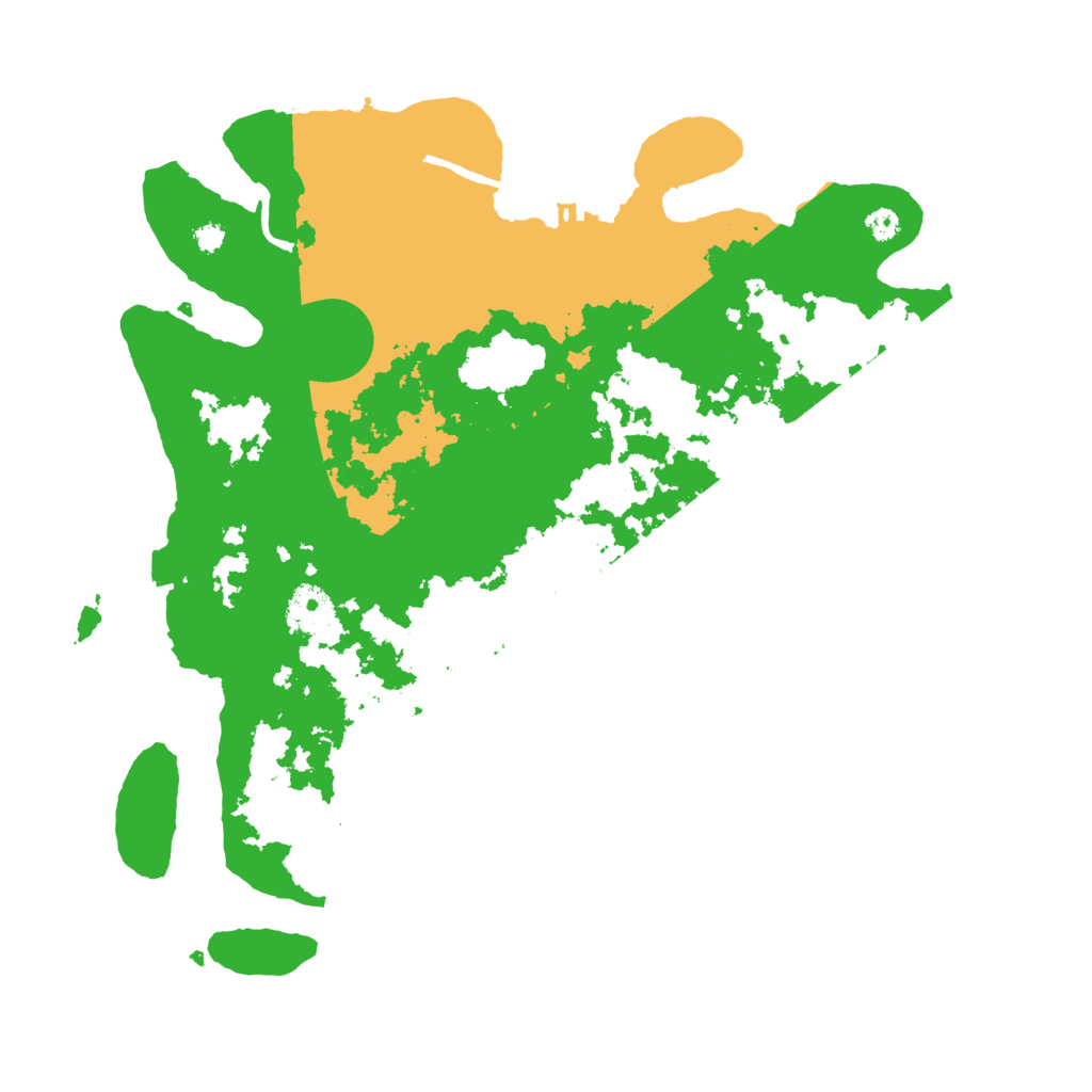 Biome Rust Map: Procedural Map, Size: 3500, Seed: 694