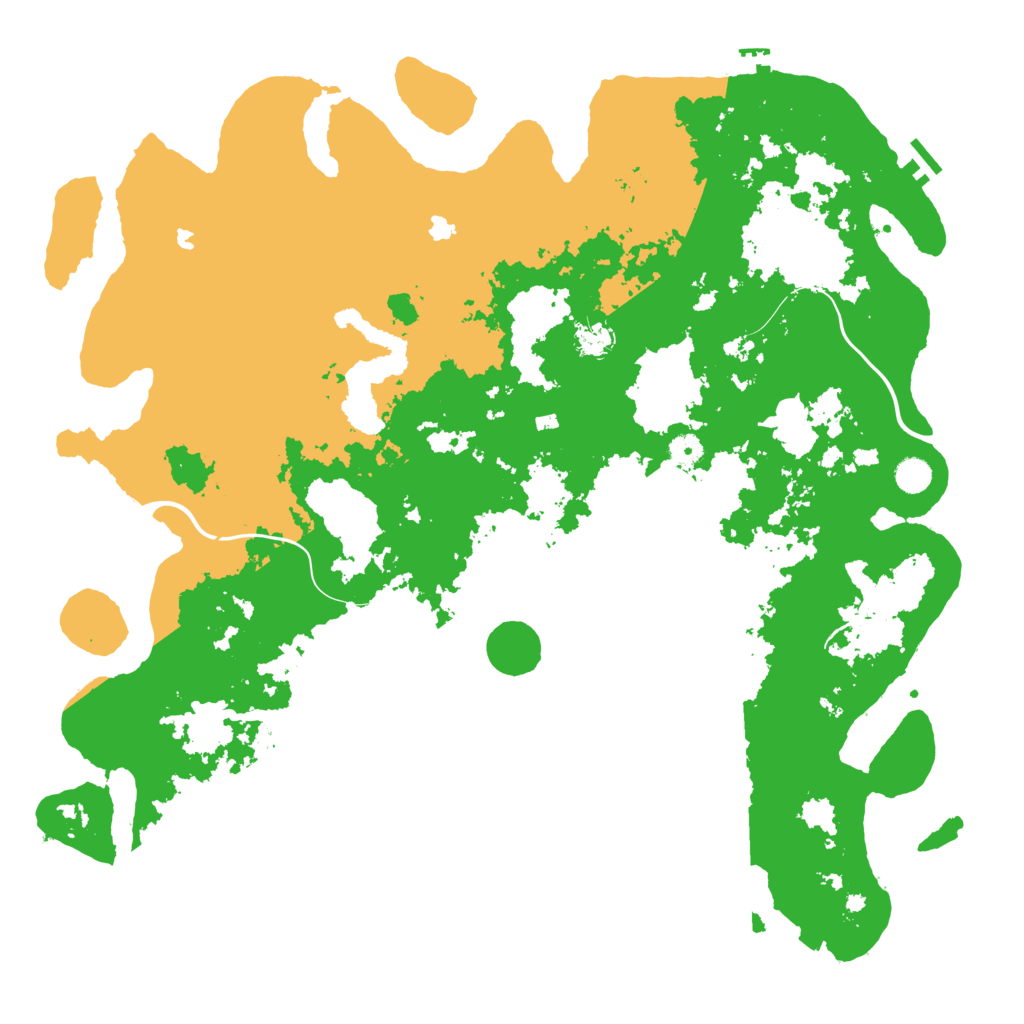 Biome Rust Map: Procedural Map, Size: 5000, Seed: 2944777