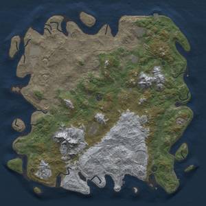 Thumbnail Rust Map: Procedural Map, Size: 5000, Seed: 2944777, 19 Monuments