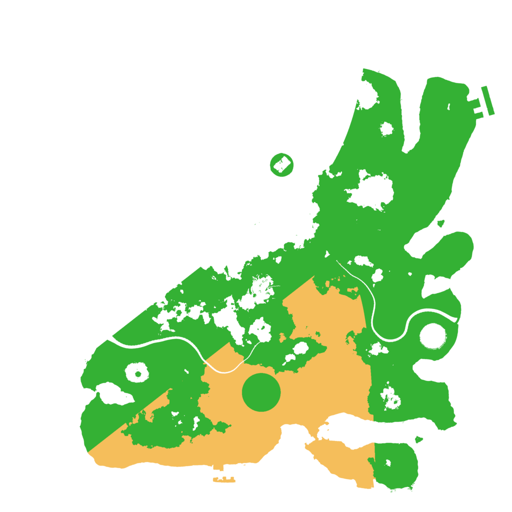 Biome Rust Map: Procedural Map, Size: 3500, Seed: 1676035839