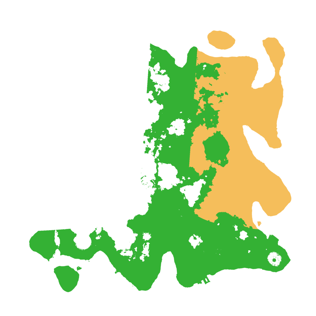 Biome Rust Map: Procedural Map, Size: 3500, Seed: 382680741