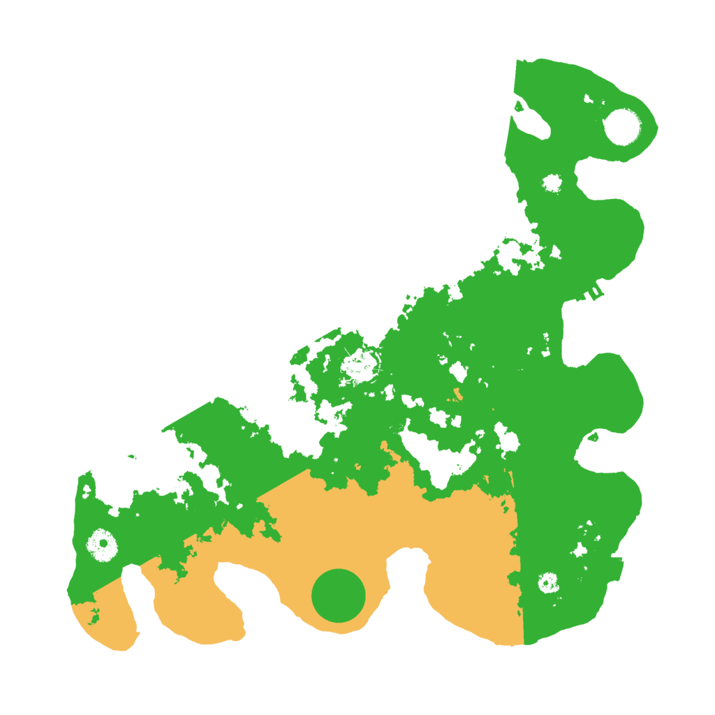 Biome Rust Map: Procedural Map, Size: 3500, Seed: 1167956278