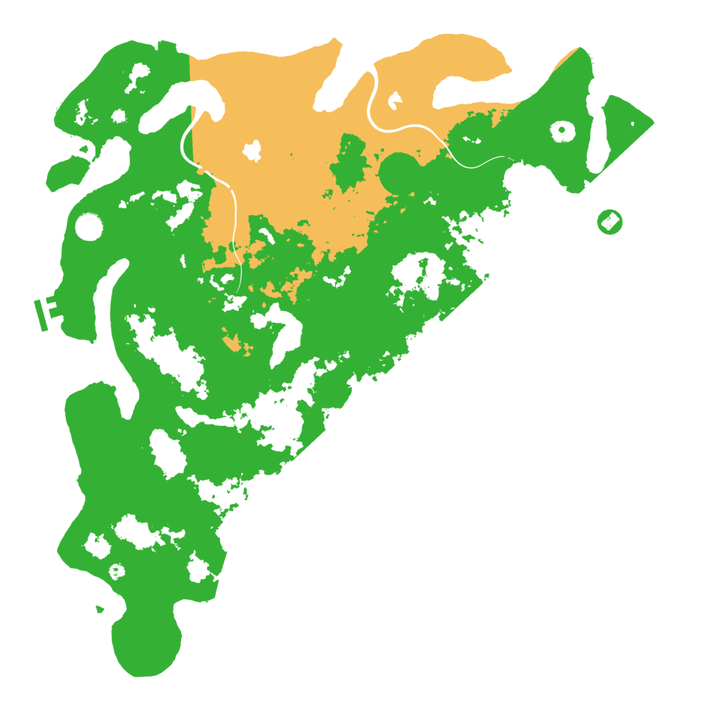 Biome Rust Map: Procedural Map, Size: 4500, Seed: 17364508