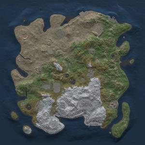 Thumbnail Rust Map: Procedural Map, Size: 3750, Seed: 2075443476, 19 Monuments