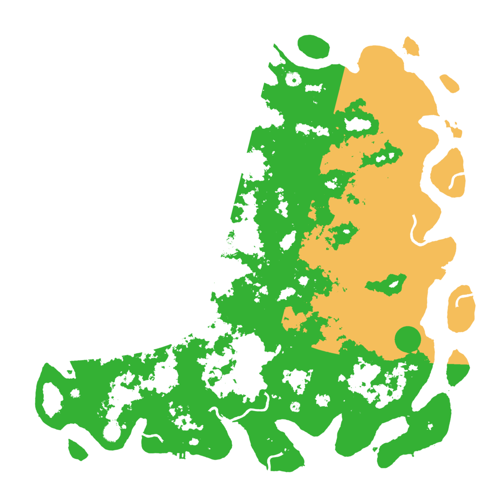 Biome Rust Map: Procedural Map, Size: 5000, Seed: 1712558846