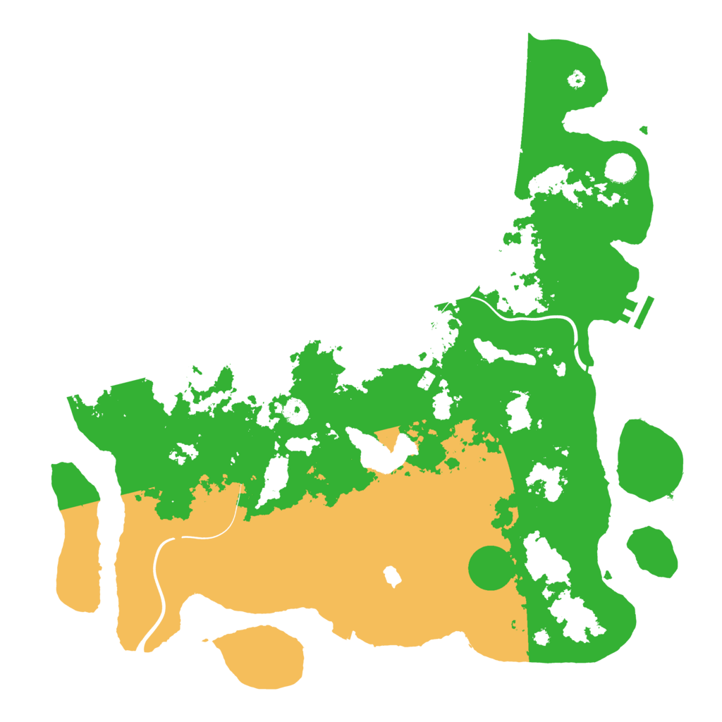 Biome Rust Map: Procedural Map, Size: 4250, Seed: 205554714