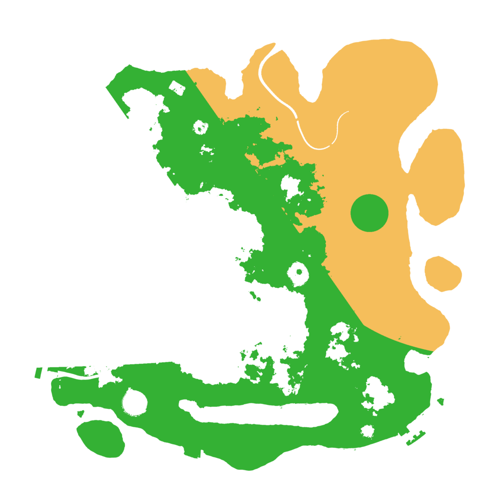 Biome Rust Map: Procedural Map, Size: 3500, Seed: 1954260432