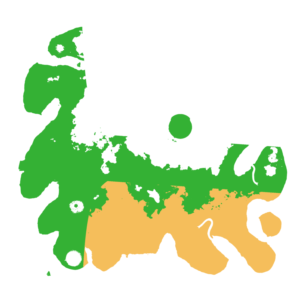 Biome Rust Map: Procedural Map, Size: 3500, Seed: 547795018