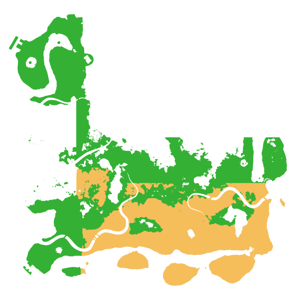 Biome Rust Map: Procedural Map, Size: 4250, Seed: 104757493