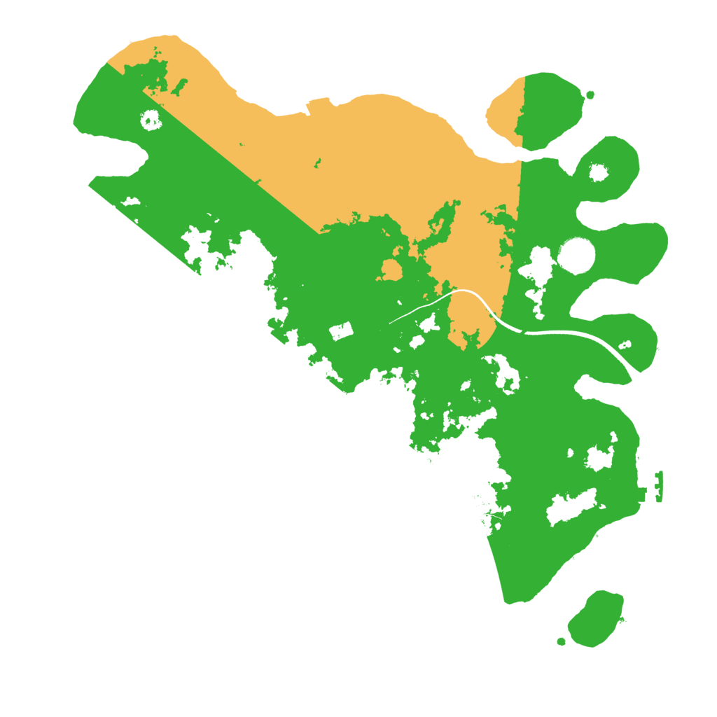 Biome Rust Map: Procedural Map, Size: 3500, Seed: 1792170067