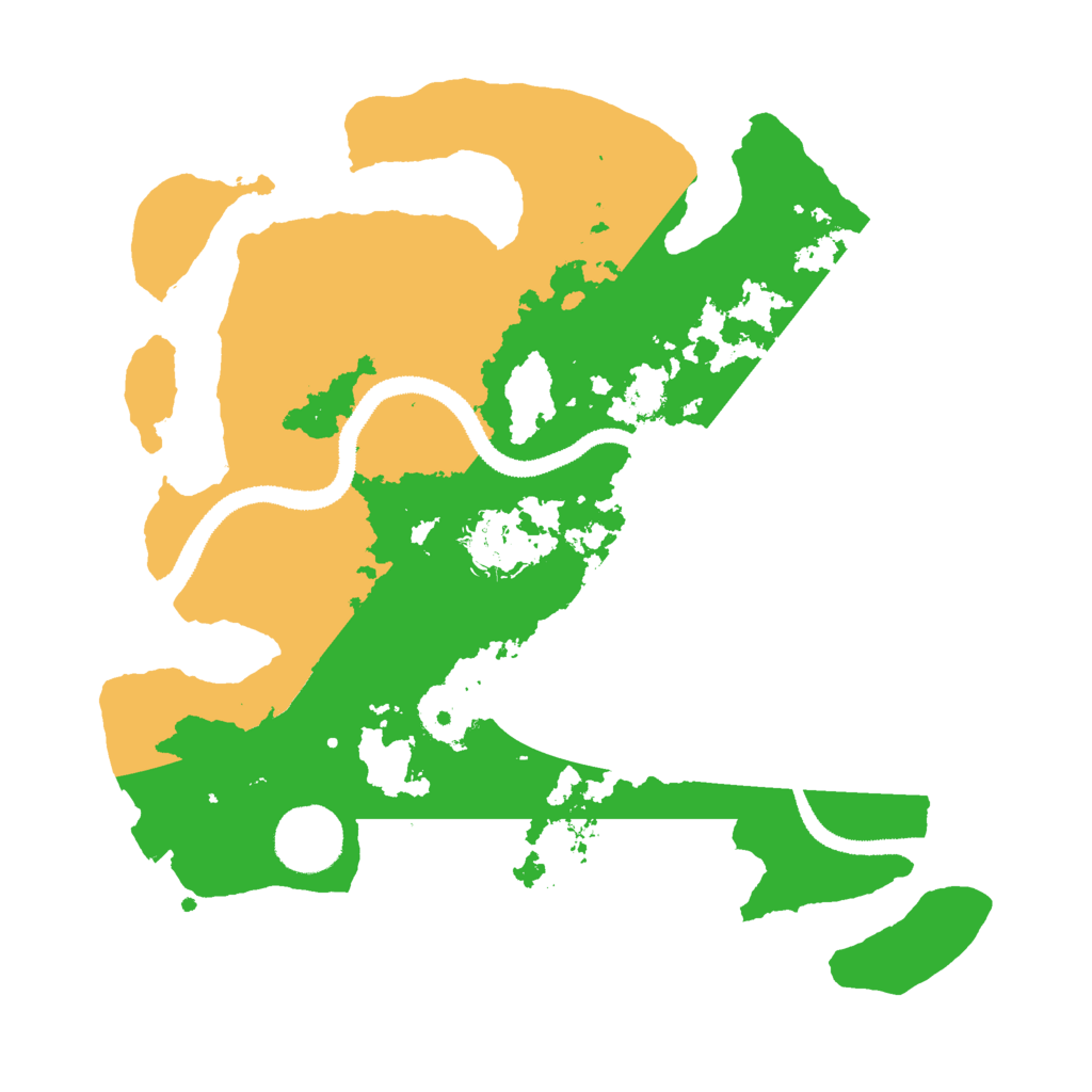 Biome Rust Map: Procedural Map, Size: 3000, Seed: 8836