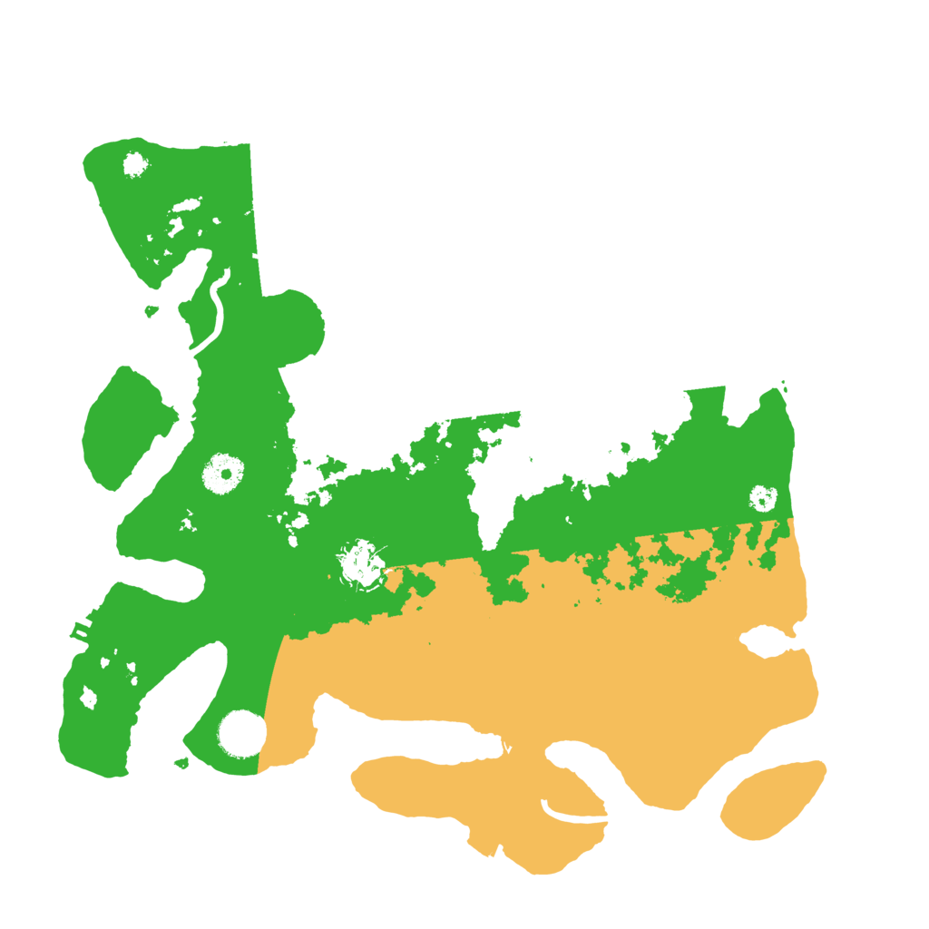 Biome Rust Map: Procedural Map, Size: 3500, Seed: 345453