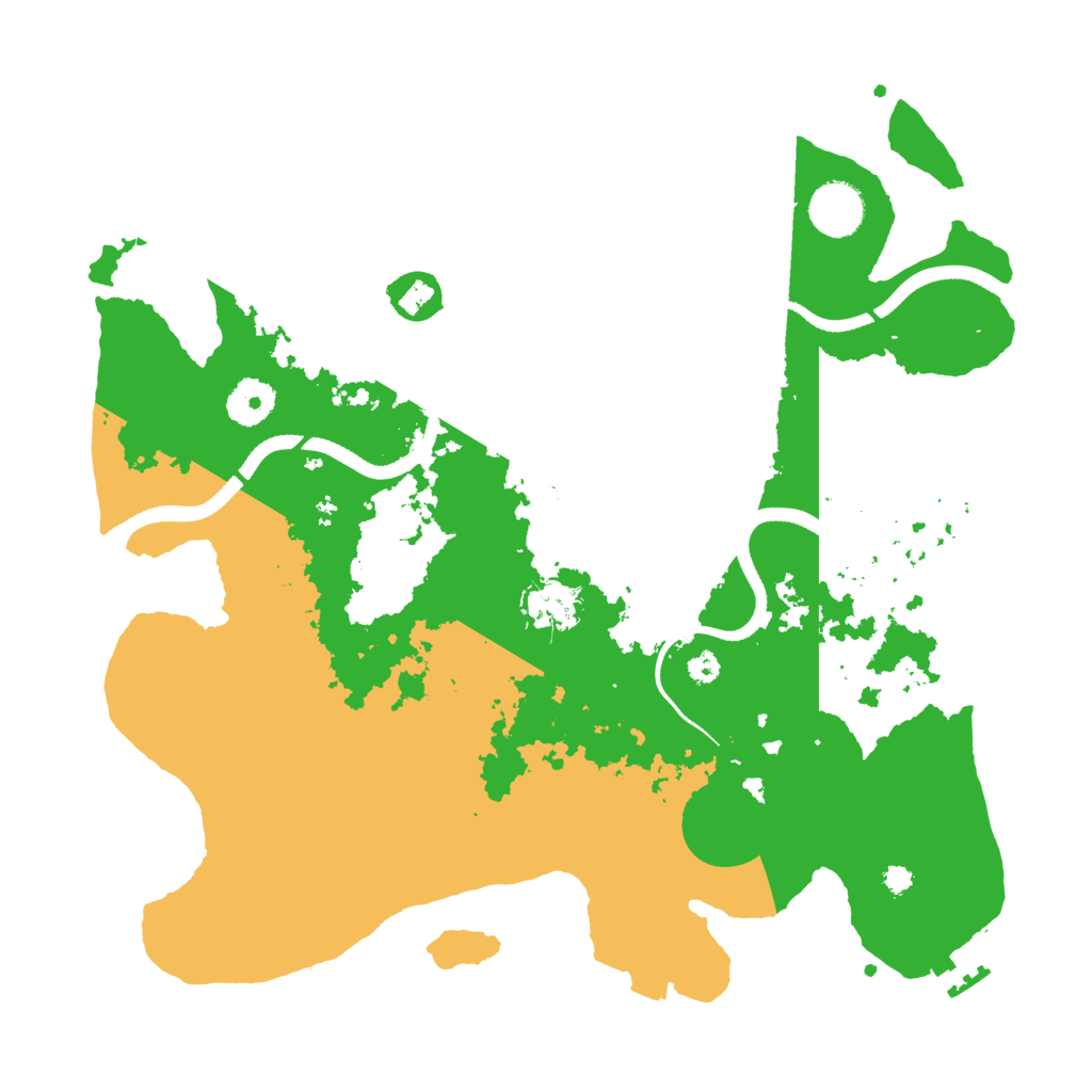 Biome Rust Map: Procedural Map, Size: 3500, Seed: 1202003390