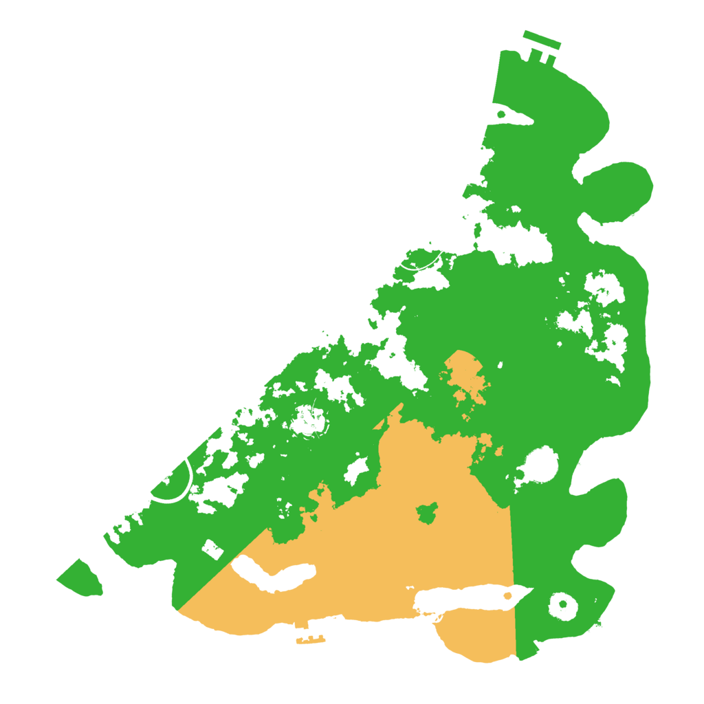Biome Rust Map: Procedural Map, Size: 3700, Seed: 508575548