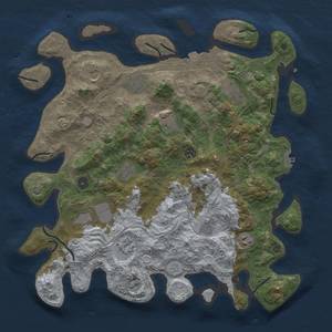 Thumbnail Rust Map: Procedural Map, Size: 4250, Seed: 64126163, 18 Monuments